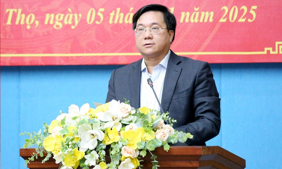 Ông Trần Duy Đông - Phó Bí thư Tỉnh ủy, Chủ tịch UBND tỉnh, Bí thư Đảng ủy UBND tỉnh Phú Thọ.