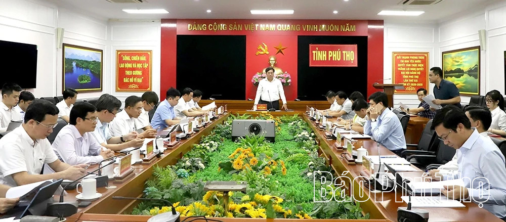 Toàn cảnh hội nghị. (Ảnh: Báo Phú Thọ)