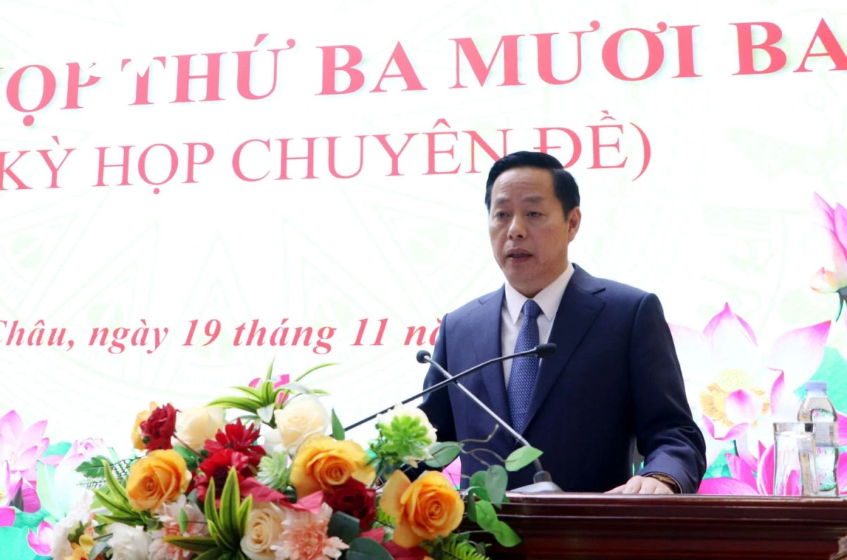 Phát biểu nhận nhiệm vụ, ông Hà Quang Trung cam kết nỗ lực hết mình, đoàn kết cùng tập thể lãnh đạo UBND tỉnh điều hành hiệu quả, thực hiện thắng lợi các Nghị quyết của Tỉnh ủy nhiệm kỳ 2025-2030.