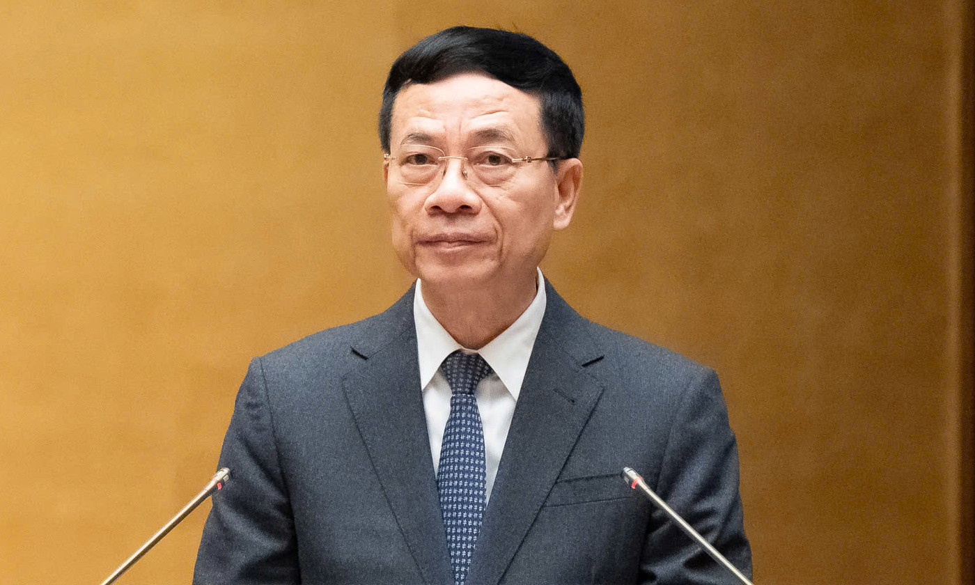 Minister van Wetenschap en Technologie Nguyen Manh Hung.