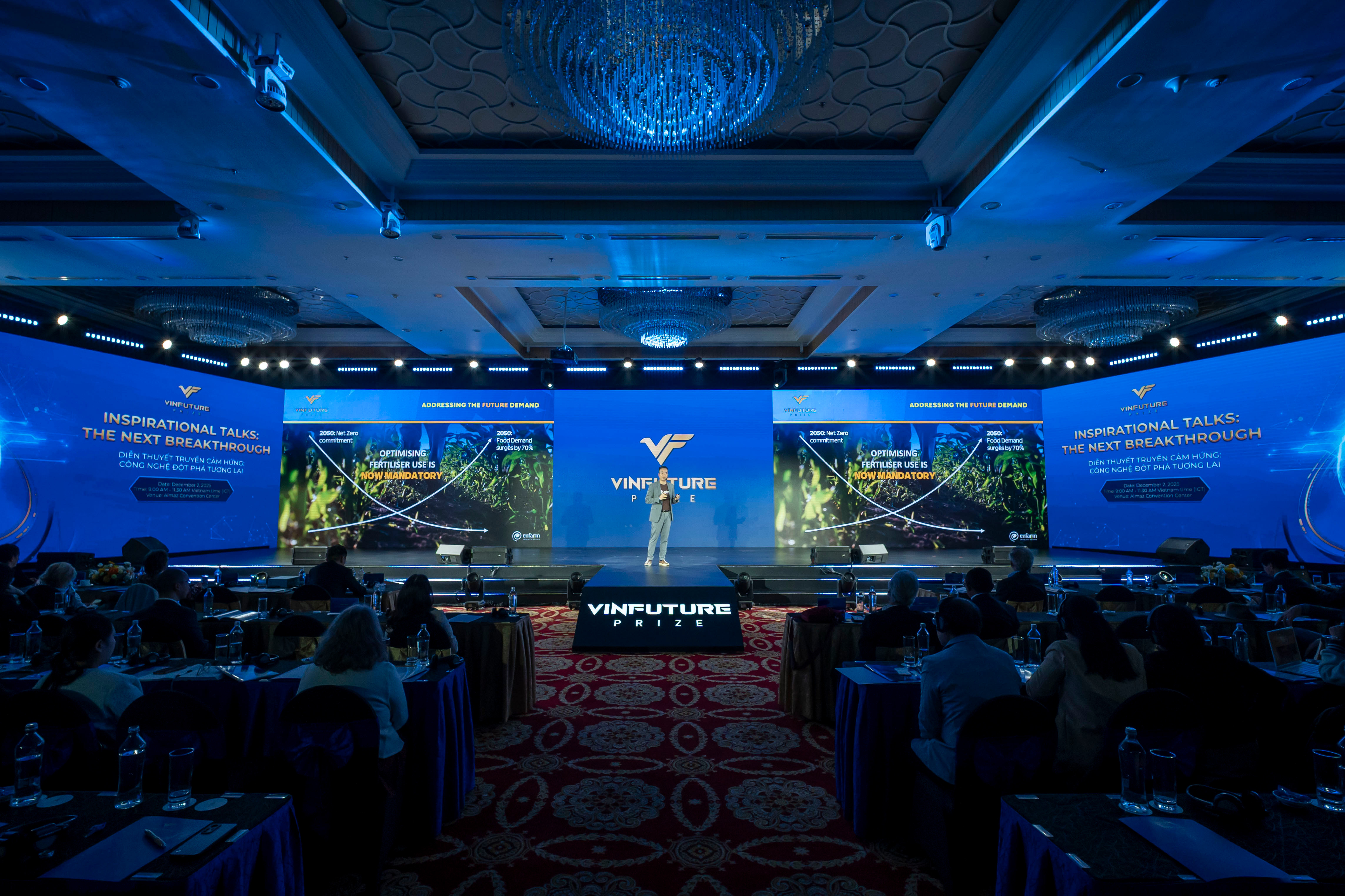 Phần diễn thuyết của ông Nguyễn Đỗ Dũng, CEO Enfarm.