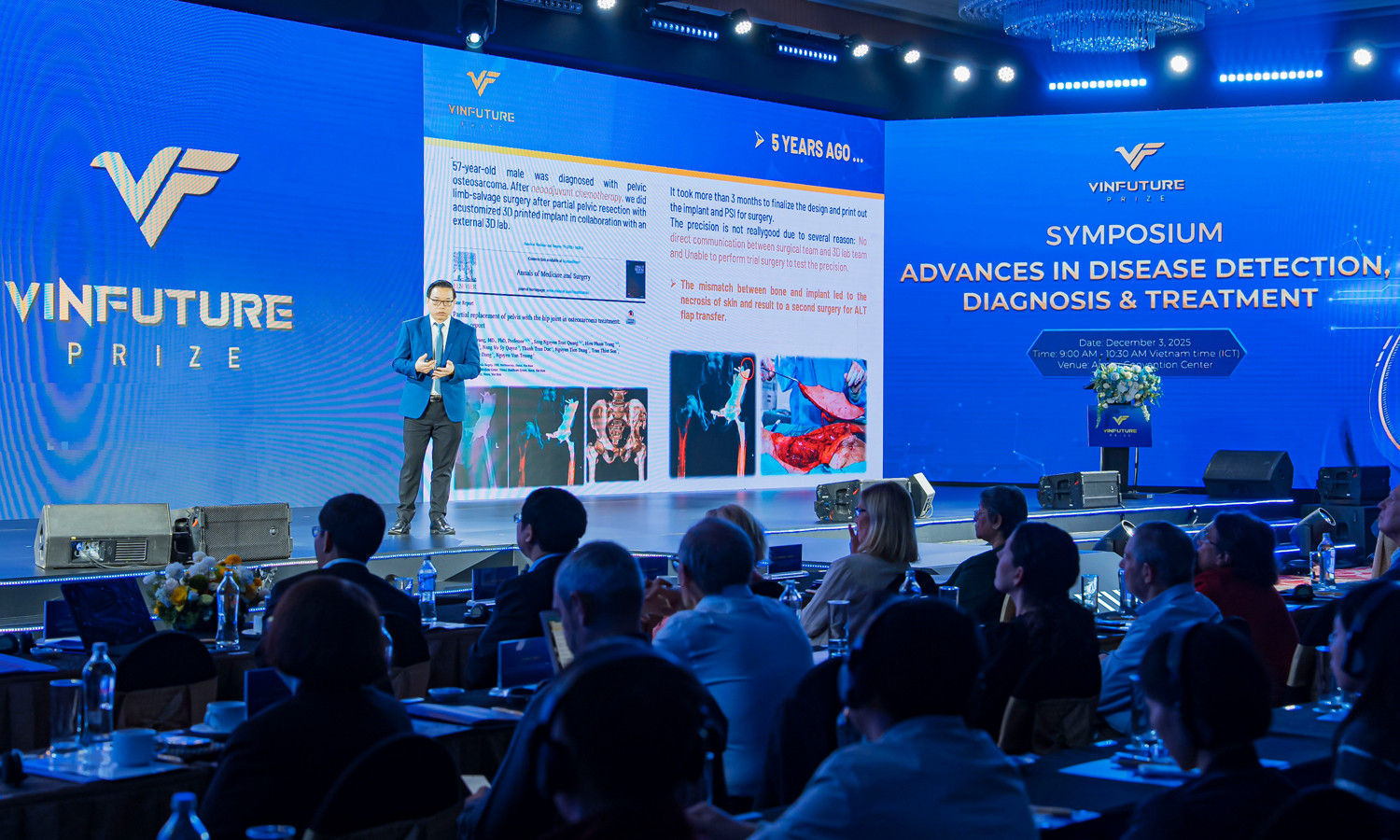 Prof. Dr. Tran Trung Dung előadást tartott a „3D nyomtatási technológia a kórházakban: Áttörés az ortopéd sebészetben” témában.