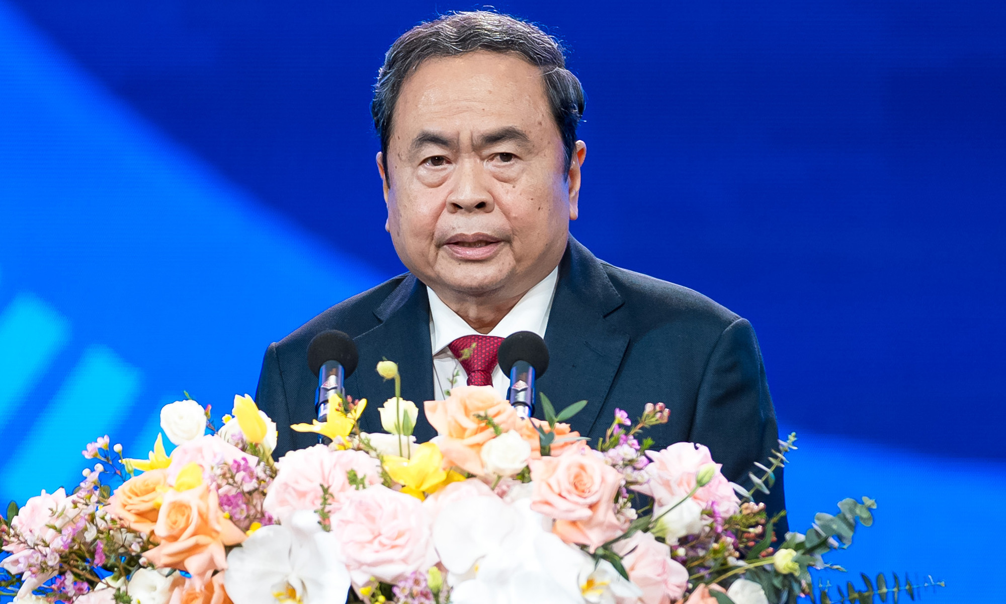 Președintele Adunării Naționale, Tran Thanh Man.