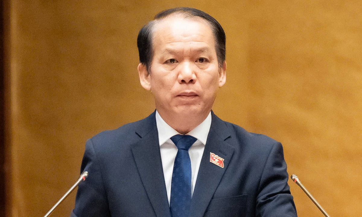 Leder av komiteen for lov og rettferdighet, Hoang Thanh Tung.