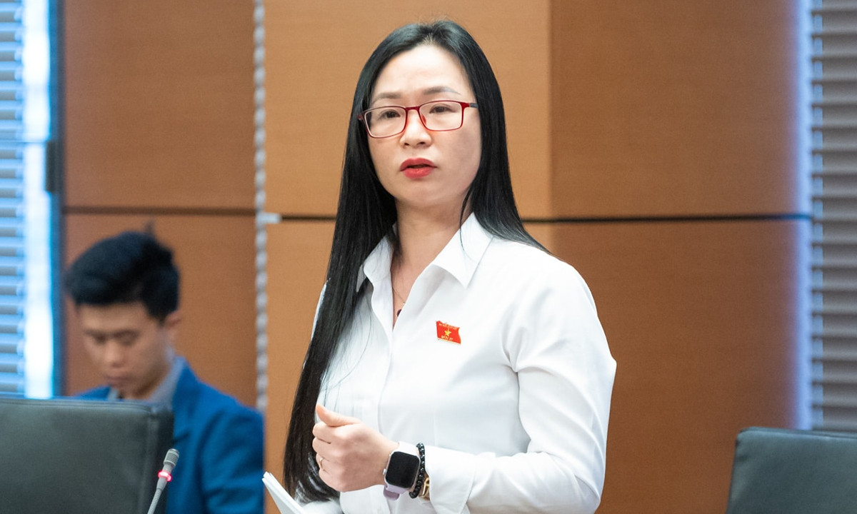 Đại biểu Trần Thị Thu Hằng (Đoàn Lâm Đồng).