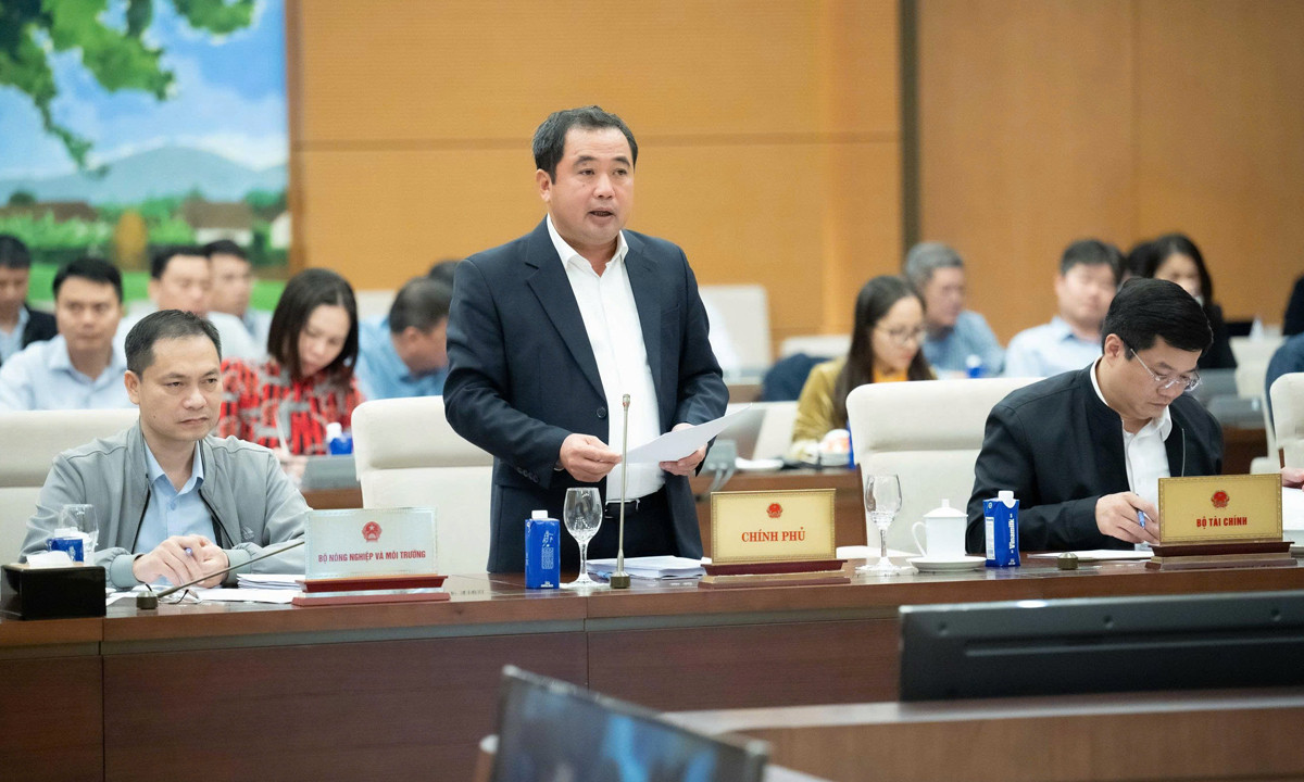 Bộ trưởng Nông nghiệp và Môi trường Trần Đức Thắng.