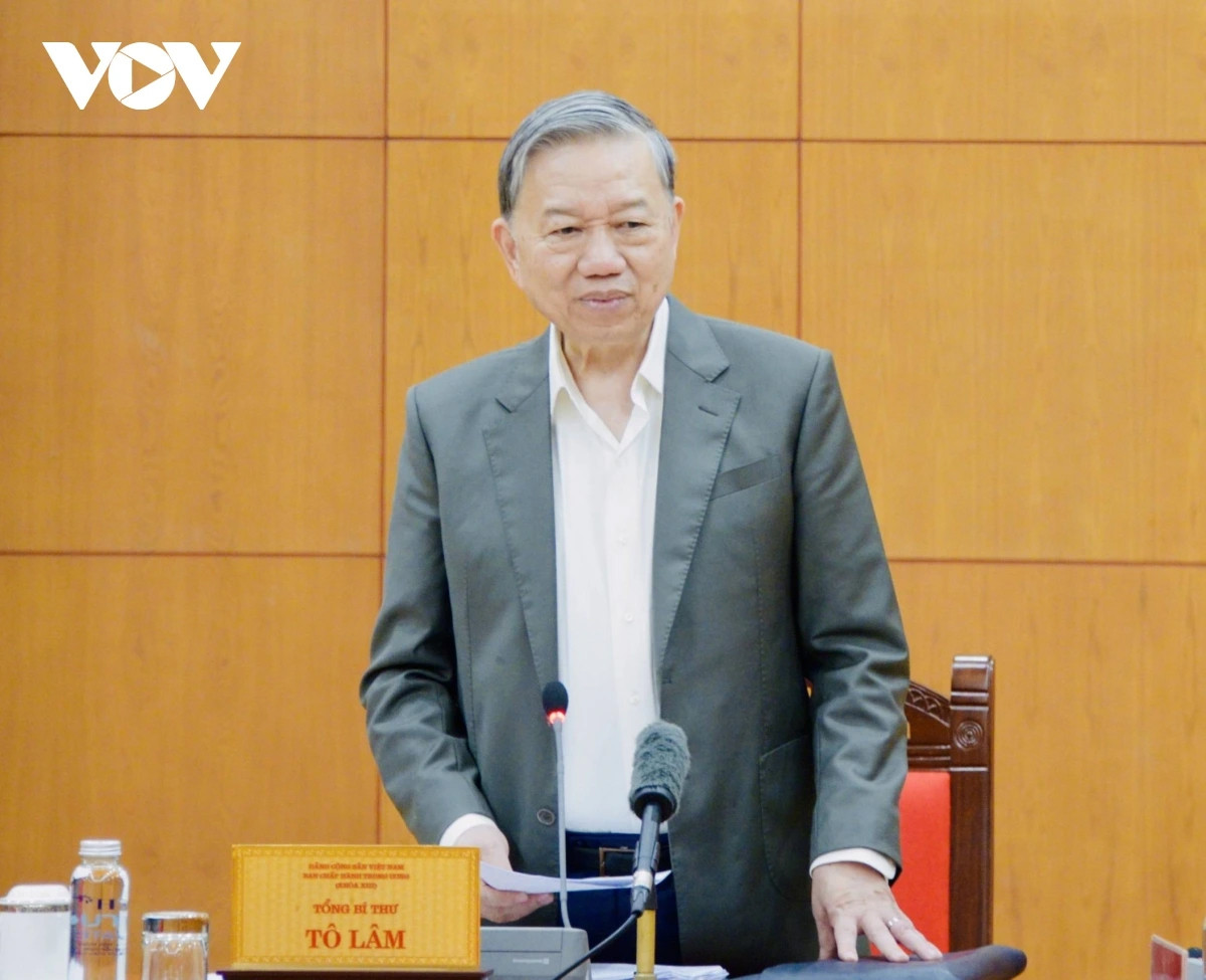 Tổng Bí thư Tô Lâm.