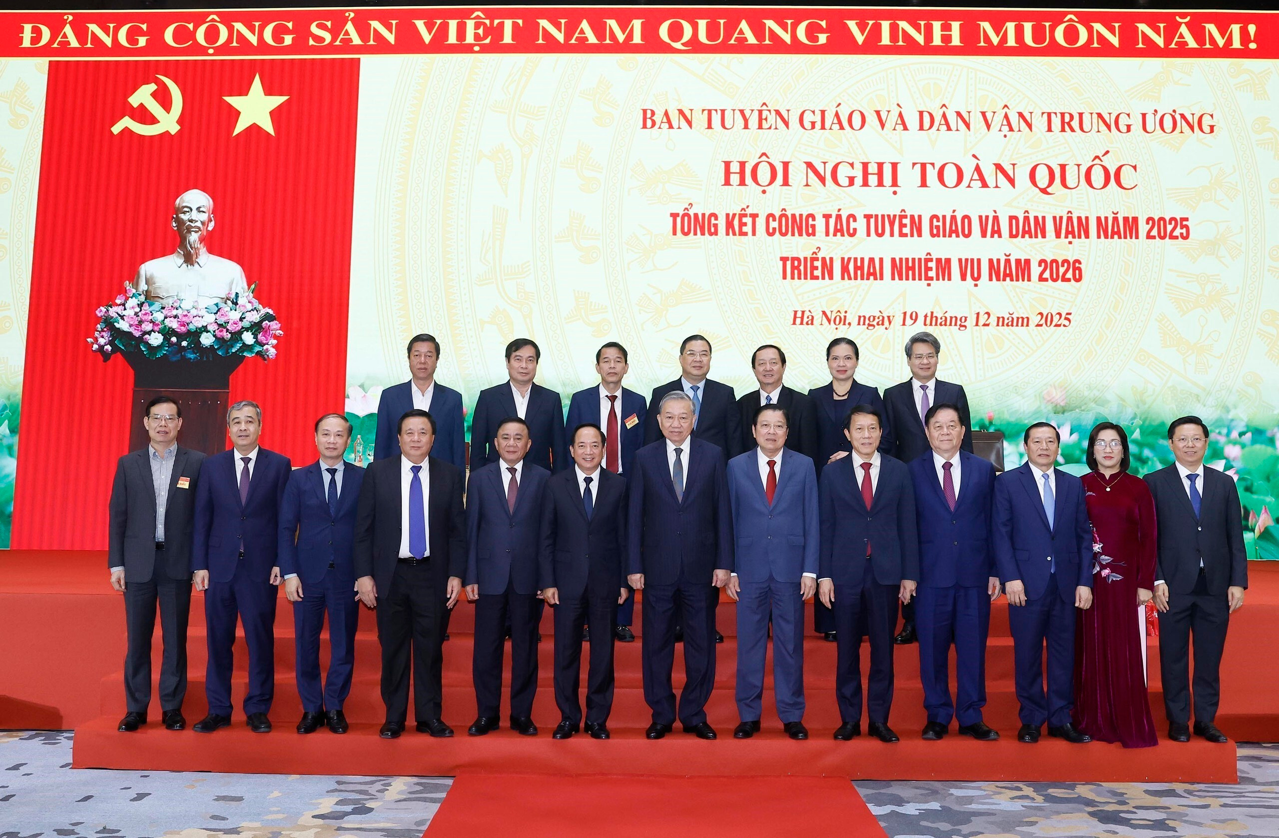 Tổng Bí thư Tô Lâm và các đại biểu dự hội nghị. (Ảnh: TTXVN)