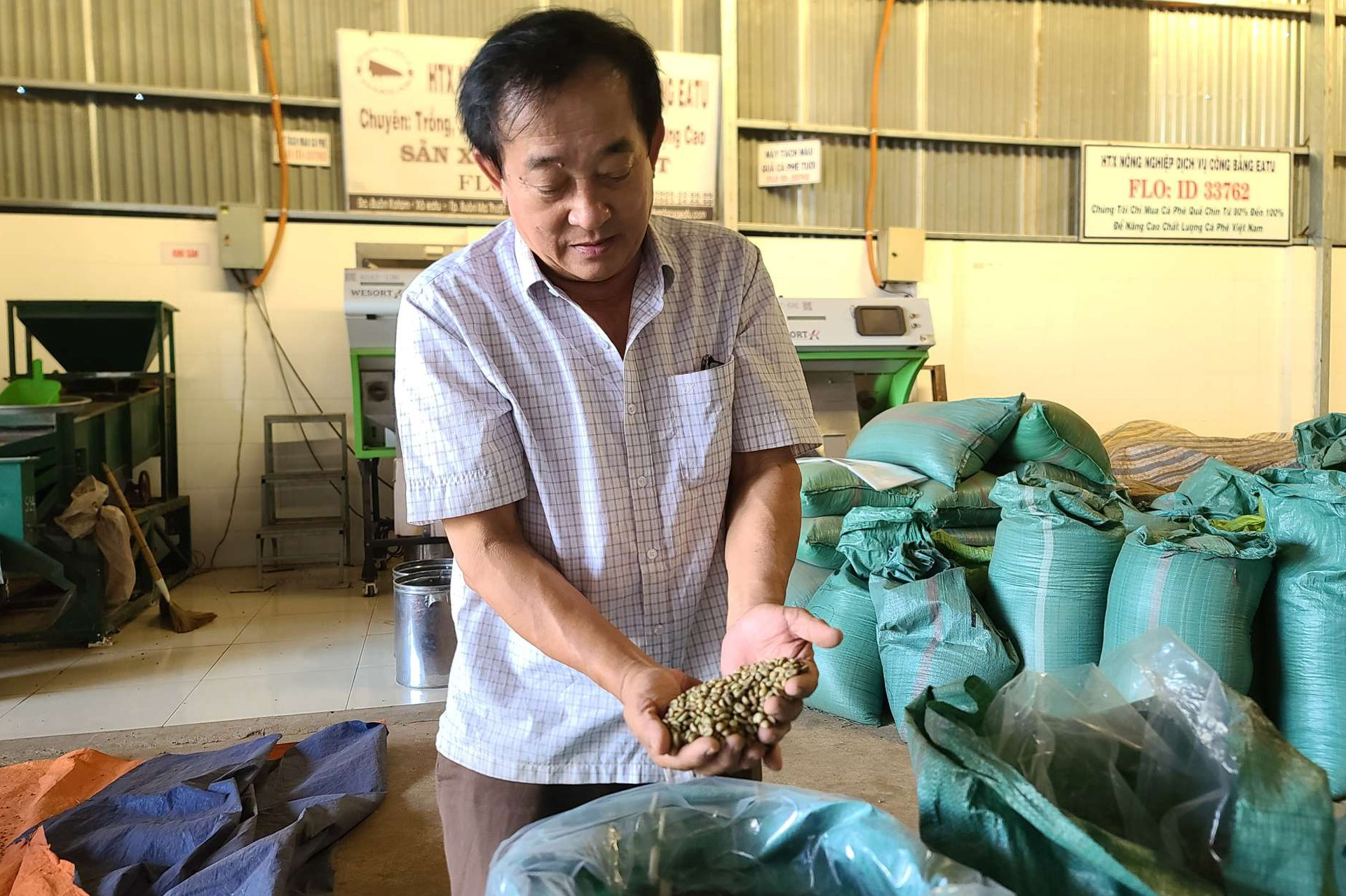 Ông Trần Đình Trọng - Chủ tịch Hội đồng quản trị kiêm Giám đốc HTX nông nghiệp dịch vụ Công Bằng Ea Tu.