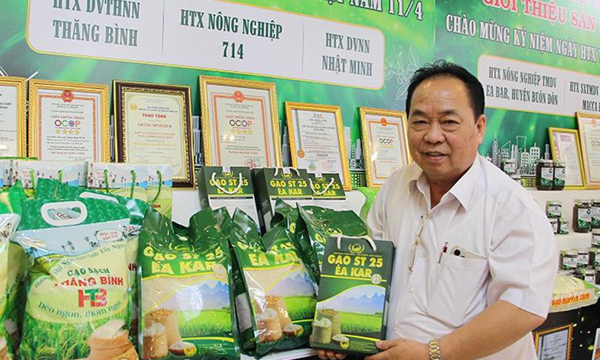 Thương hiệu Gạo ST25 Ea Kar của HTX Nông nghiệp 714.