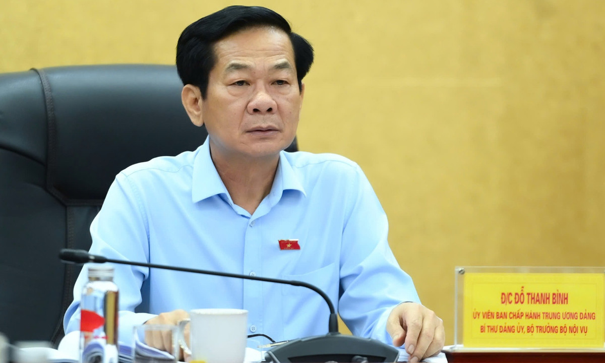 Bộ trưởng Nội vụ Đỗ Thanh Bình.