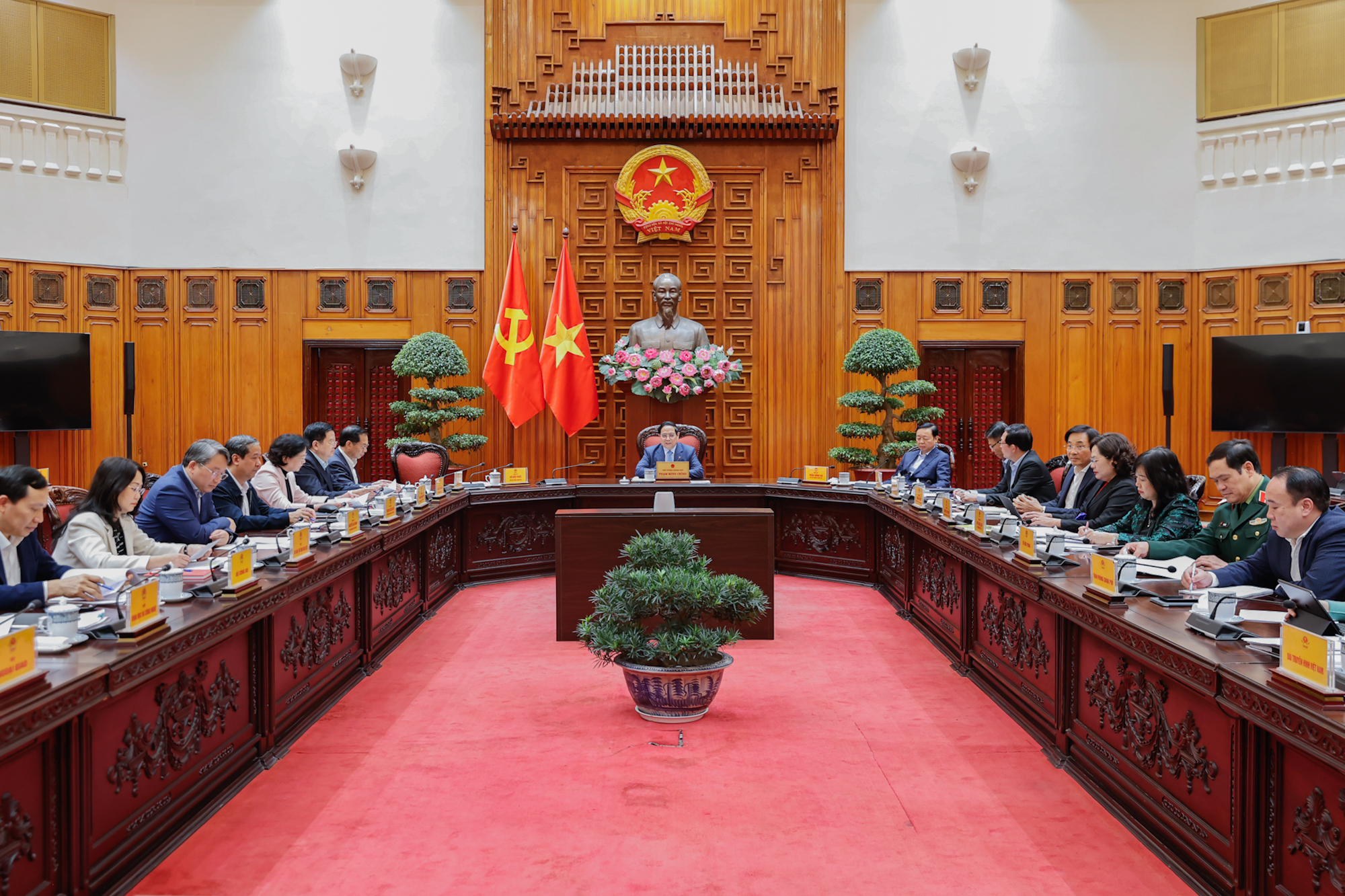 Toàn cảnh cuộc họp. (Ảnh: VGP)