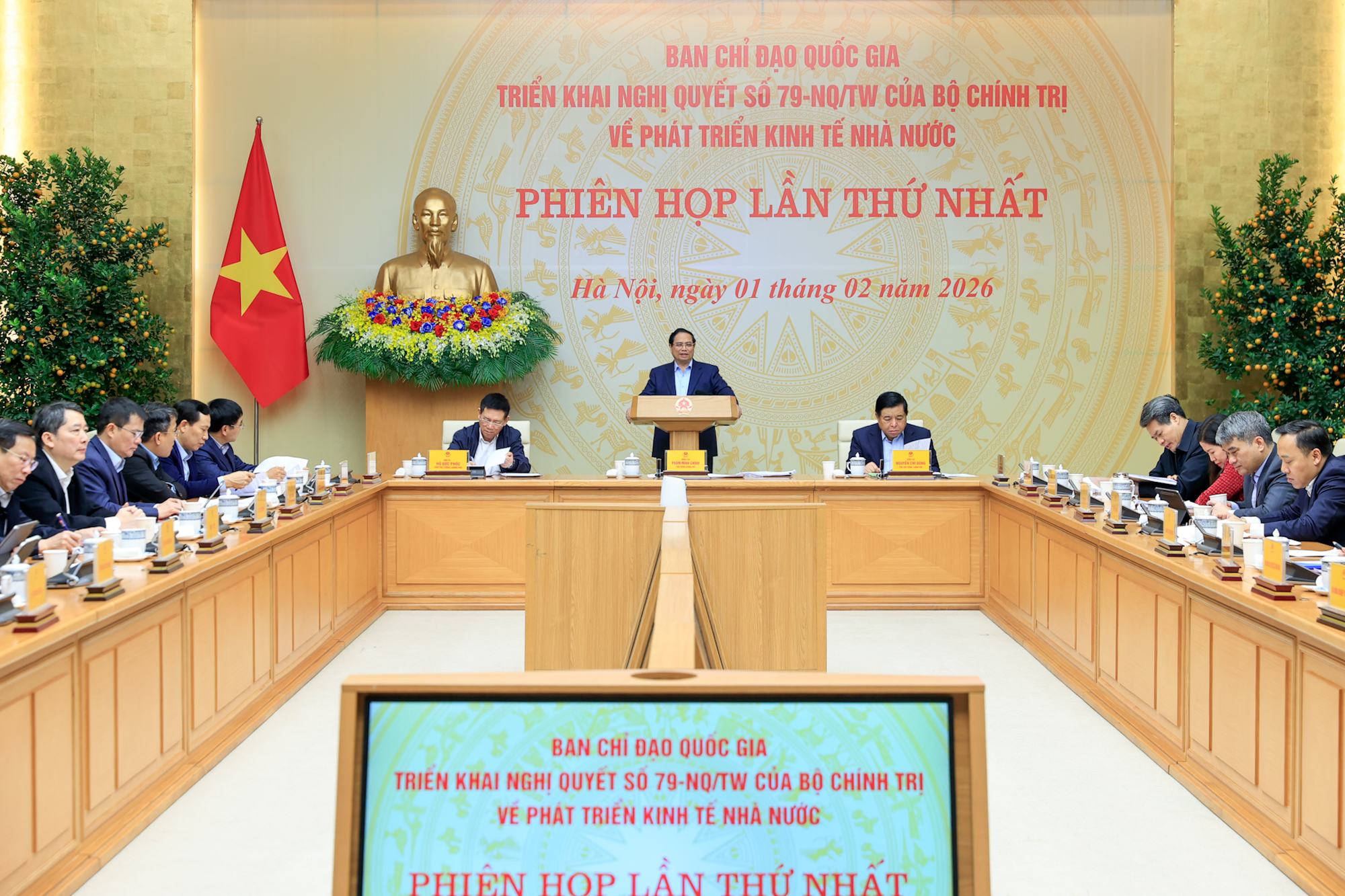 Toàn cảnh phiên họp. (Ảnh: VGP)