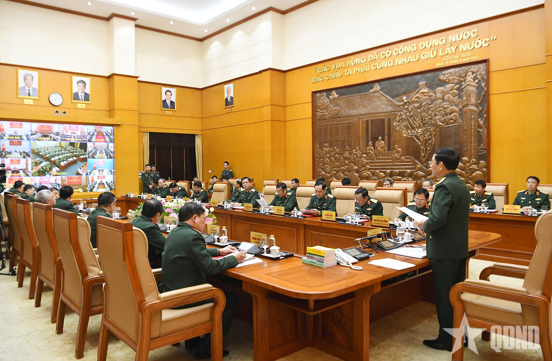 Toàn cảnh hội nghị. (Ảnh: QĐND)