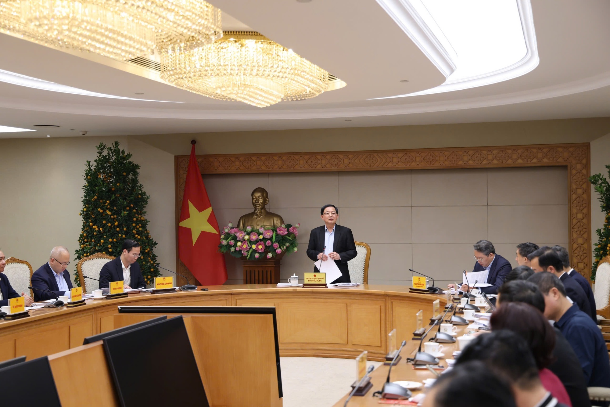 Toàn cảnh cuộc họp. (Ảnh: VGP)