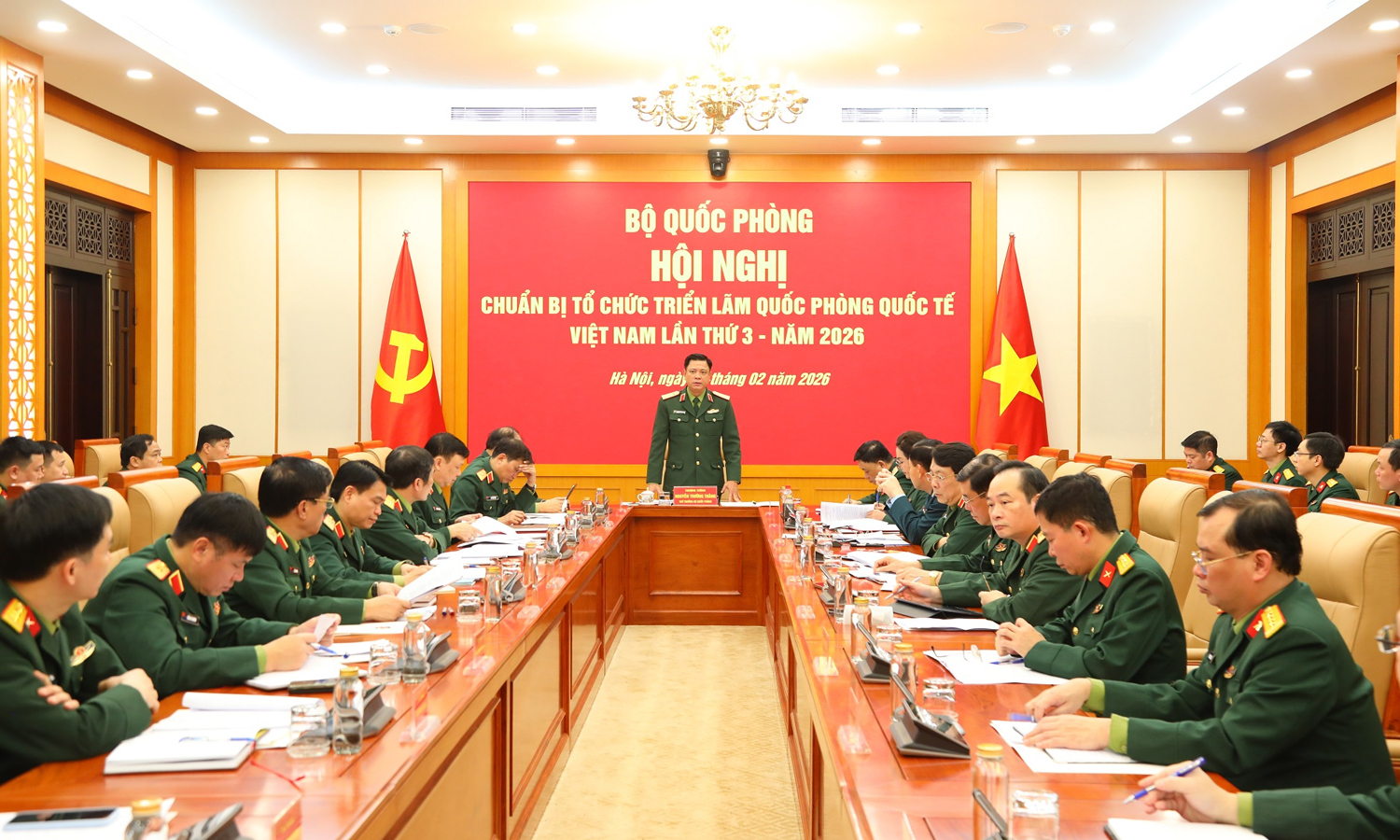 Quang cảnh hội nghị. (Ảnh: Bộ Quốc phòng)