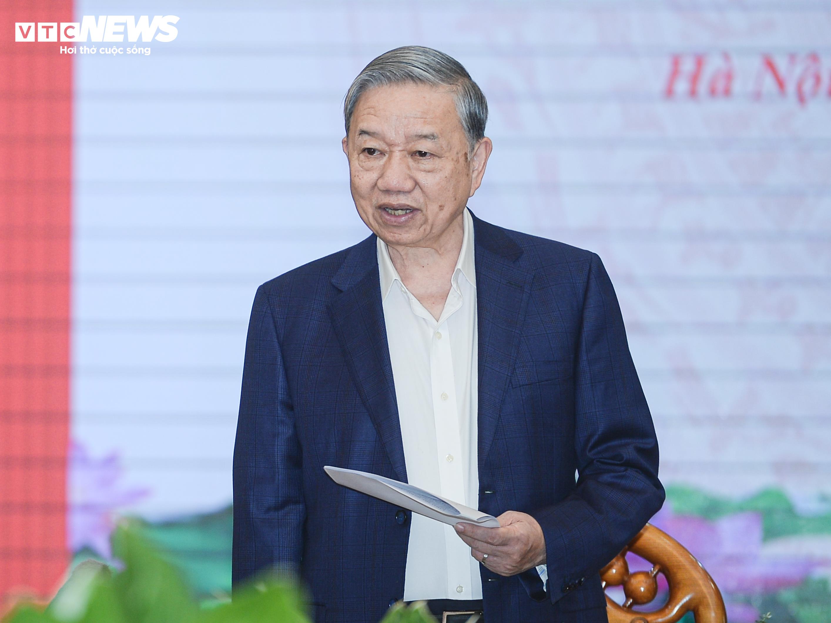 Tổng Bí thư Tô Lâm phát biểu tại cuộc làm việc. (Ảnh: Viên Minh)