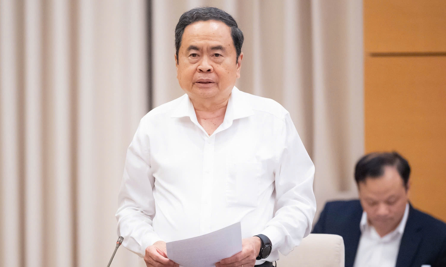 Chủ tịch Quốc hội Trần Thanh Mẫn. (Ảnh: quochoi.vn)