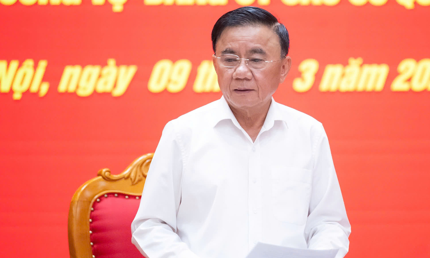 Thường trực Ban Bí thư Trần Cẩm Tú.