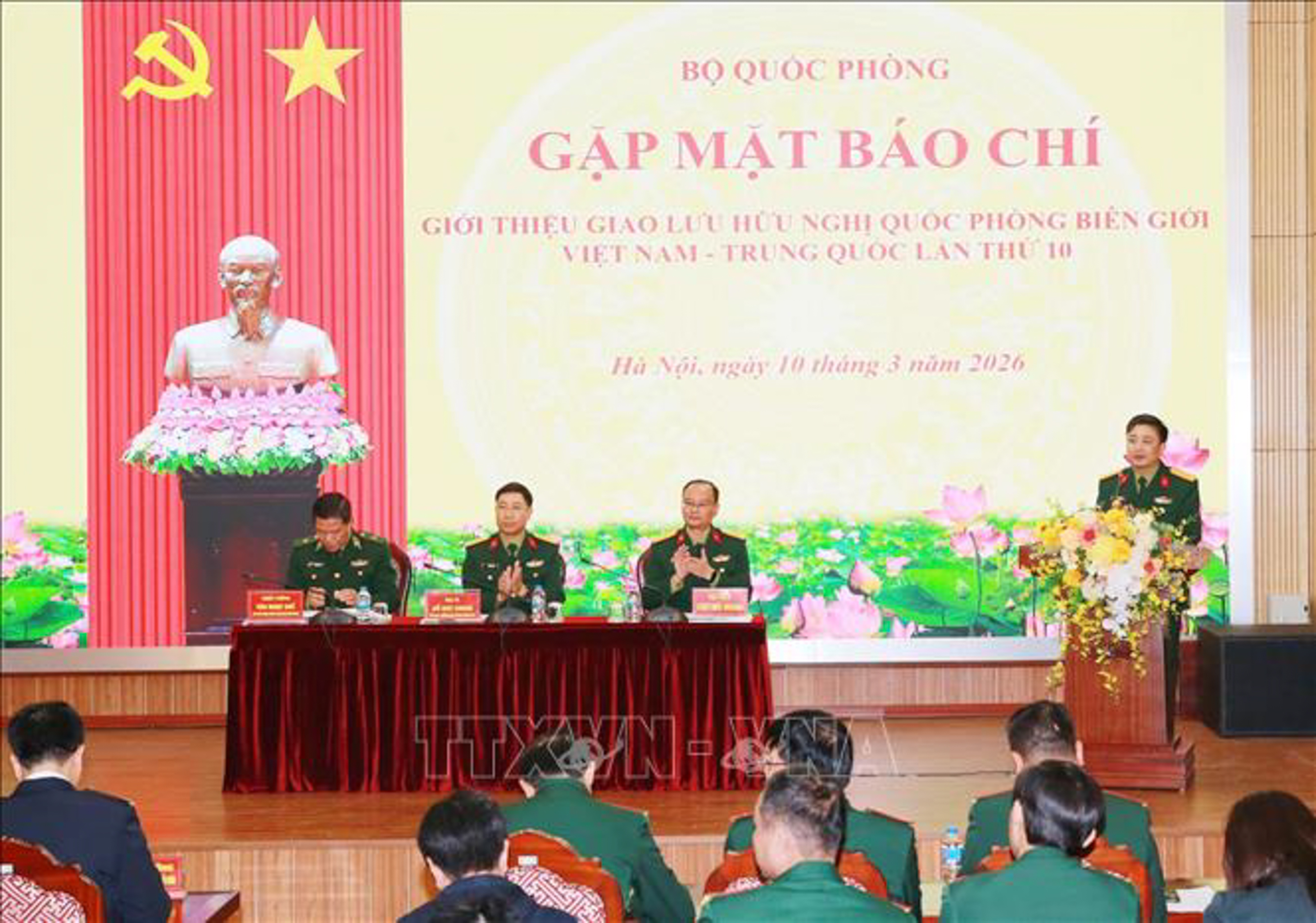 Toàn cảnh buổi họp báo. (Ảnh: Trọng Đức/TTXVN)