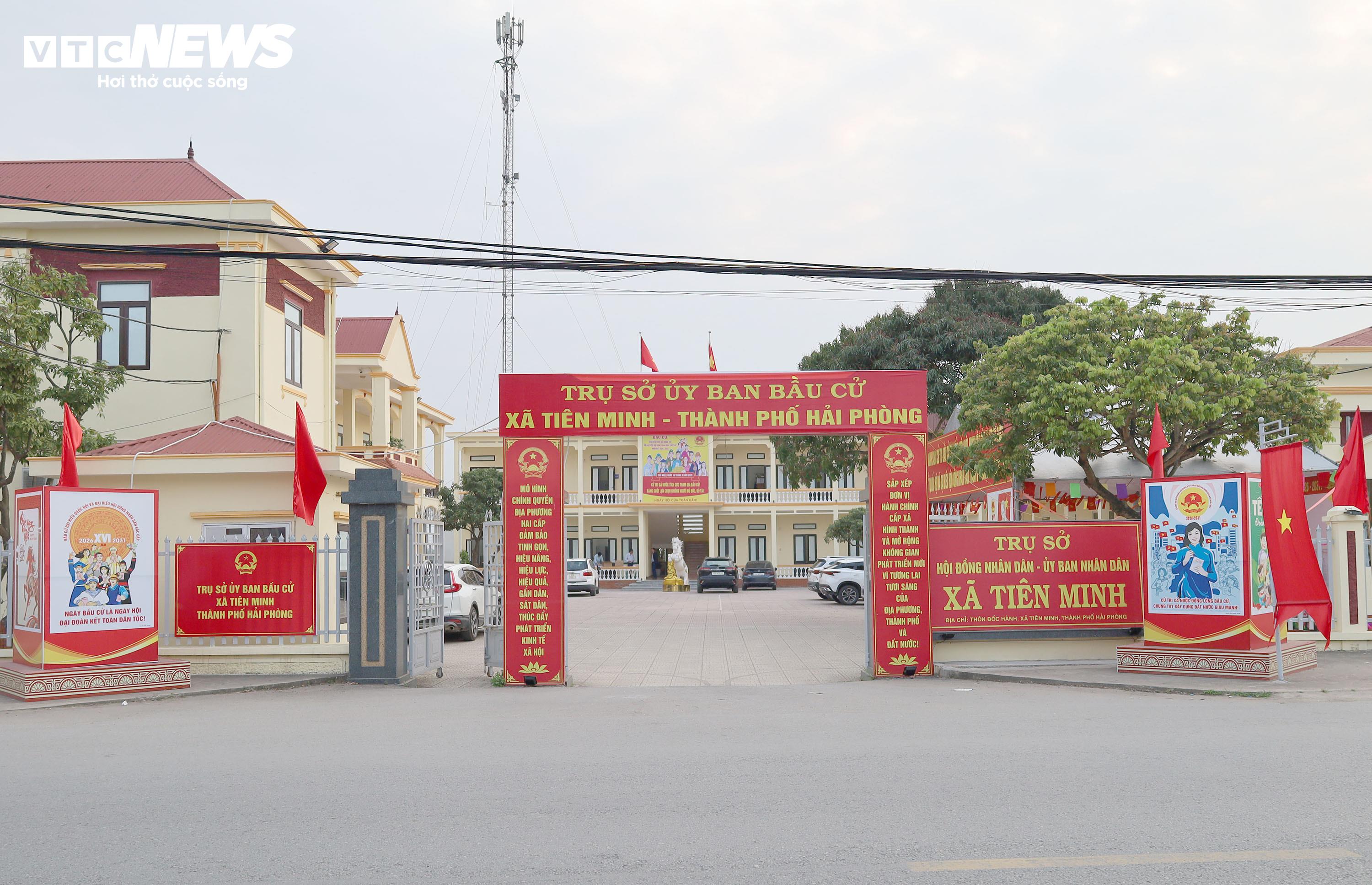 Trụ sở Ủy ban Bầu cử xã Tiên Minh (Hải Phòng)