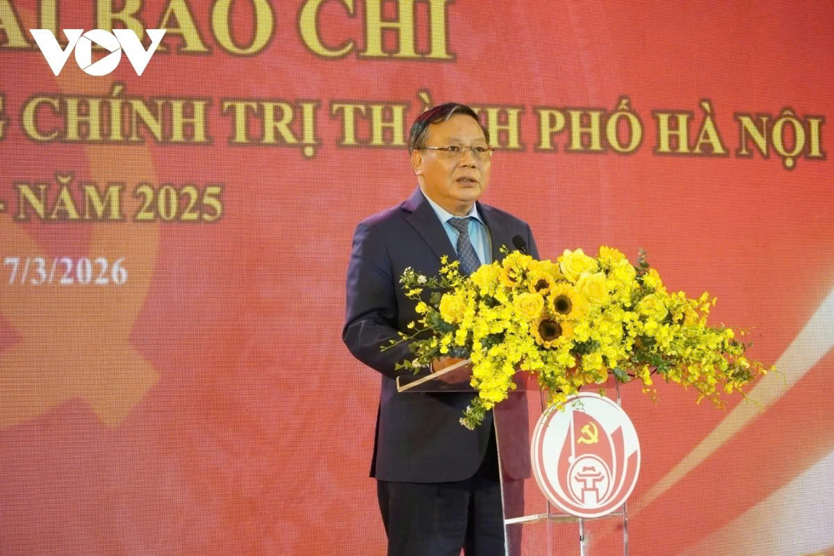 Phó Bí thư Thành uỷ Hà Nội Nguyễn Văn Phong nhấn mạnh vai trò then chốt của báo chí trong công tác xây dựng, chỉnh đốn Đảng, đồng thời khẳng định những kết quả nổi bật của Thủ đô trong thời gian qua.