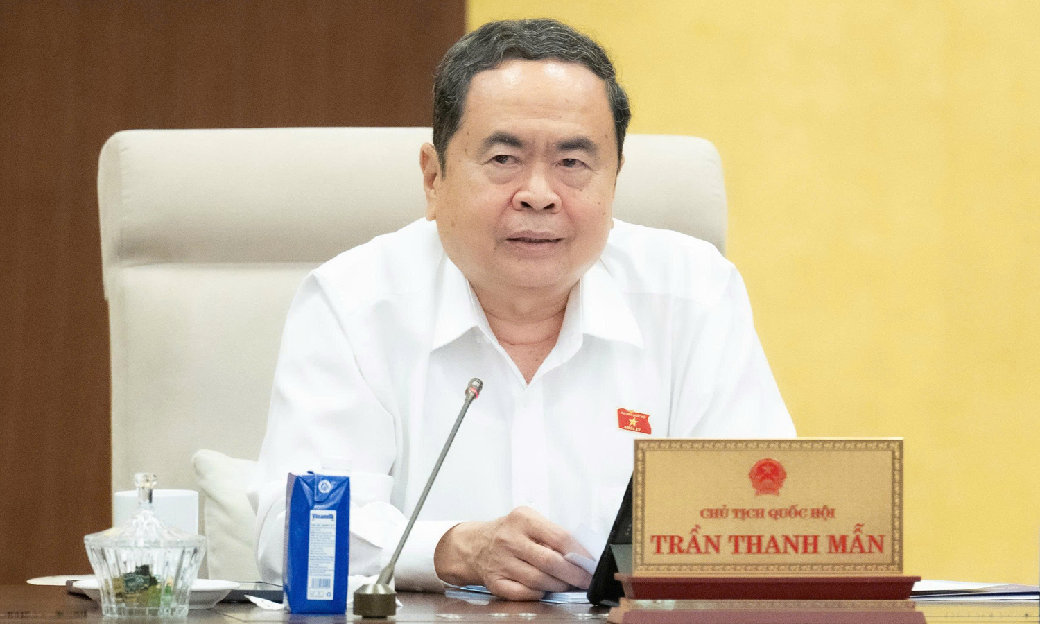 Chủ tịch Quốc hội Trần Thanh Mẫn.