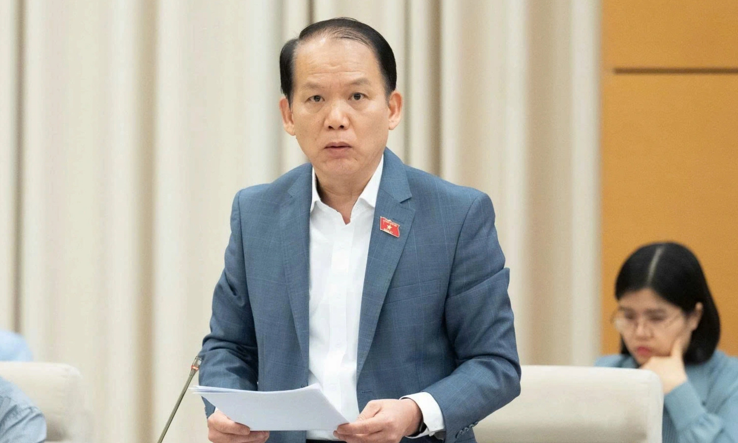 Chủ nhiệm Ủy ban Pháp luật và Tư pháp Hoàng Thanh Tùng.