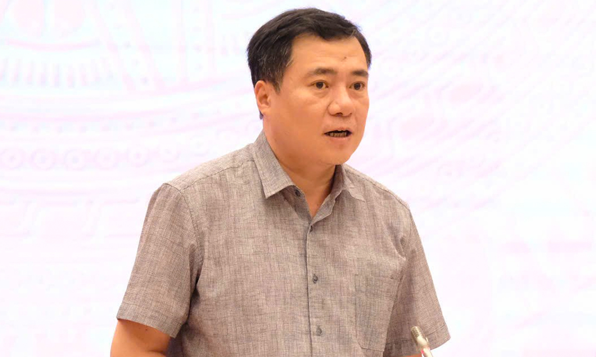 Thứ trưởng Bộ Công thương Nguyễn Sinh Nhật Tân.