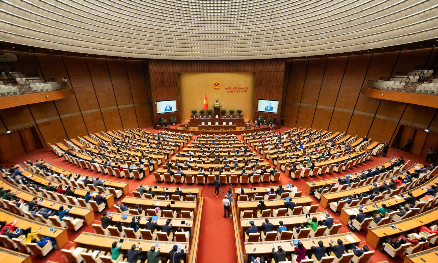Một phiên họp của Quốc hội khoá XV. (Ảnh: Vũ Hiếu)