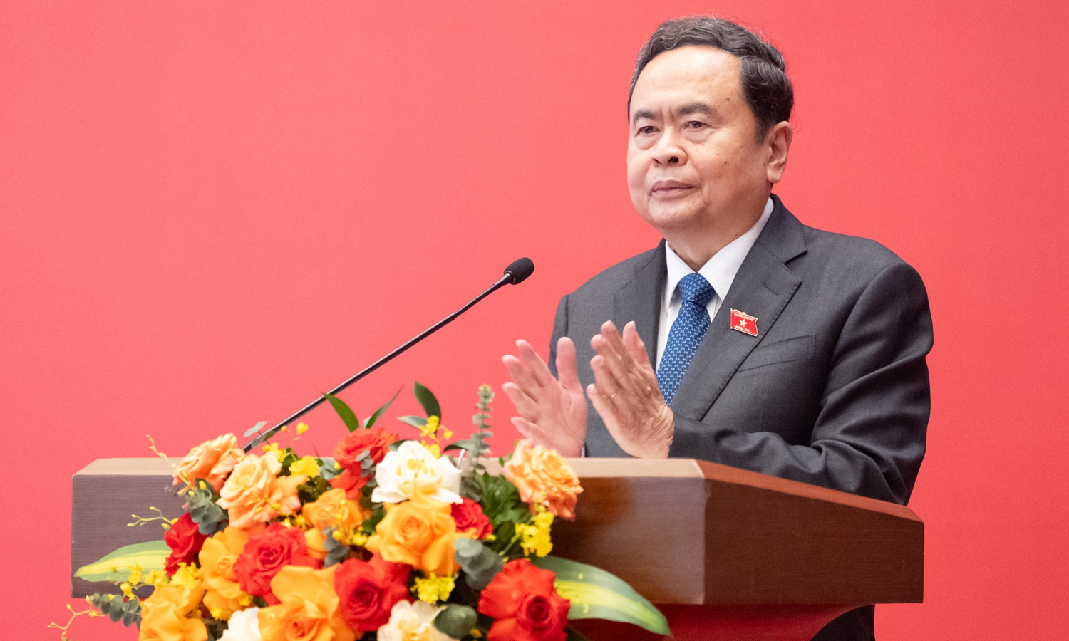 Chủ tịch Quốc hội Trần Thanh Mẫn. (Ảnh: Phạm Thắng)