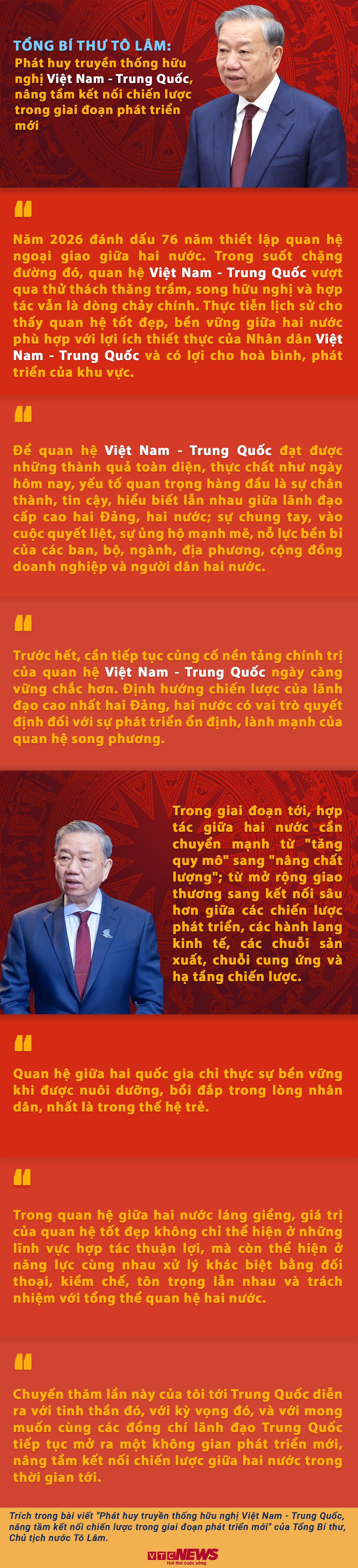 Phát huy truyền thống hữu nghị Việt Nam - Trung Quốc, nâng tầm kết nối chiến lược trong giai đoạn phát triển mới - 2