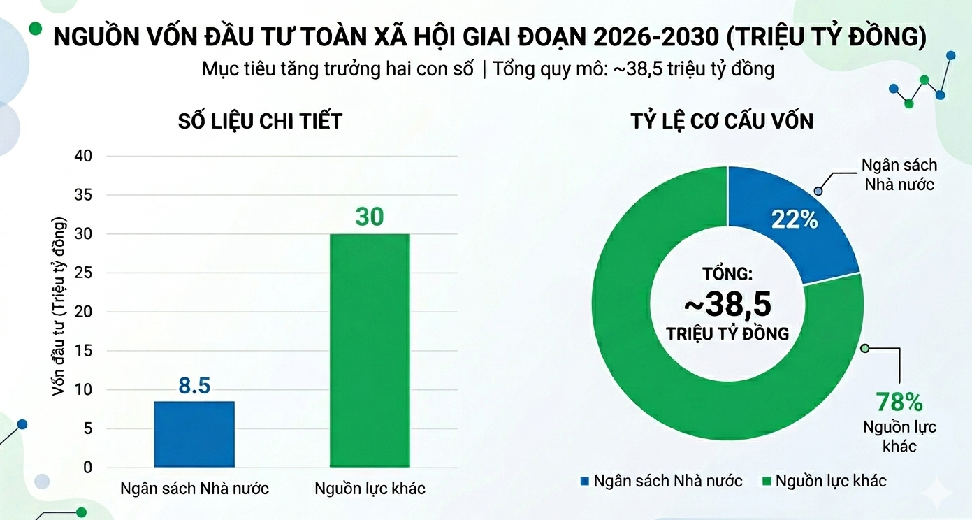 Tăng trưởng hai con số và lời giải bài toán 30 triệu tỷ đồng ngoài ngân sách Nhà nước - 1