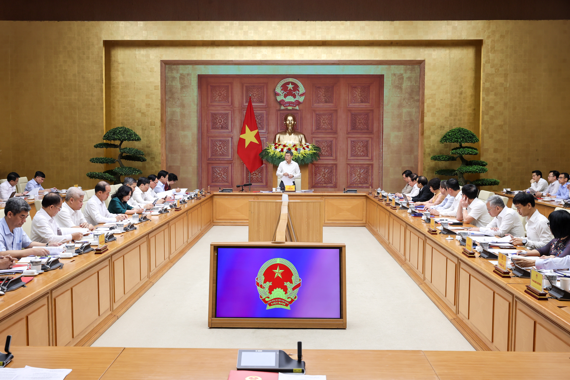 Toàn cảnh cuộc họp. (Ảnh: VGP)