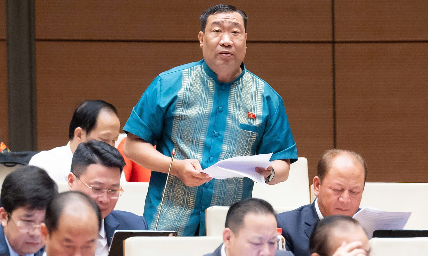 Đại biểu Thạch Phước Bình (đoàn Vĩnh Long).