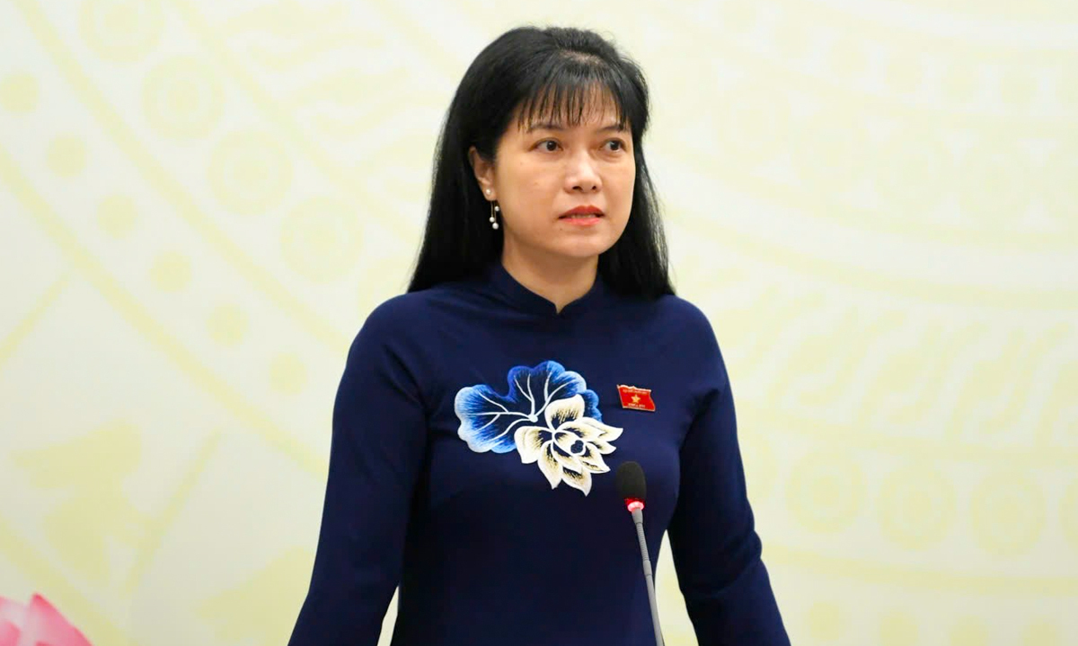 Phó Chủ nhiệm Ủy ban Công tác đại biểu Tạ Thị Yên.