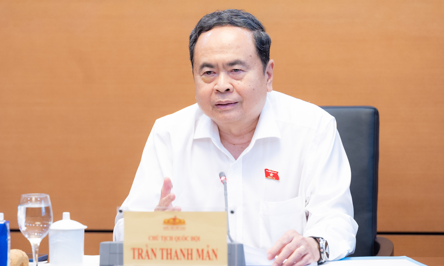 Chủ tịch Quốc hội Trần Thanh Mẫn. (Ảnh: quochoi.vn)