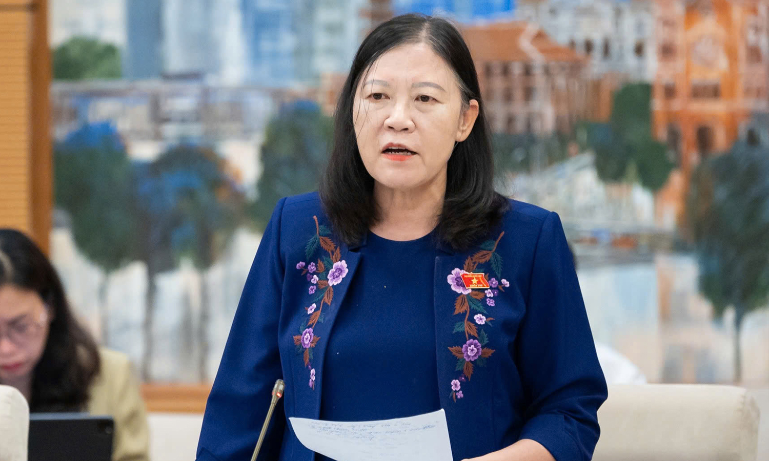 Chủ nhiệm Ủy ban Dân nguyện và Giám sát của Quốc hội Lê Thị Nga.