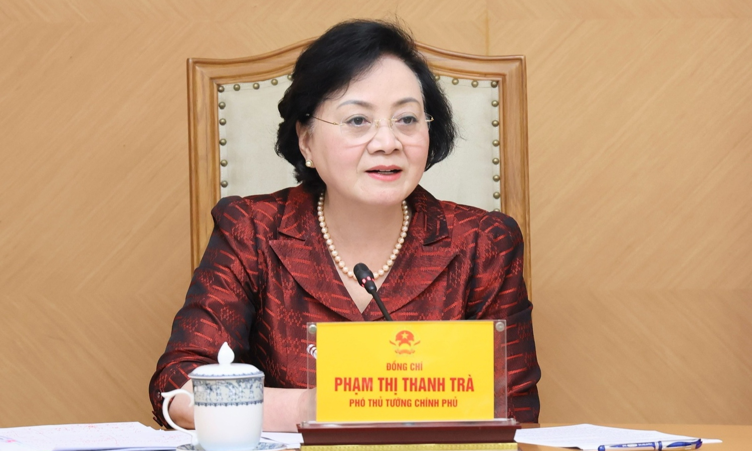 Phó Thủ tướng Phạm Thị Thanh Trà. (Ảnh: VGP)