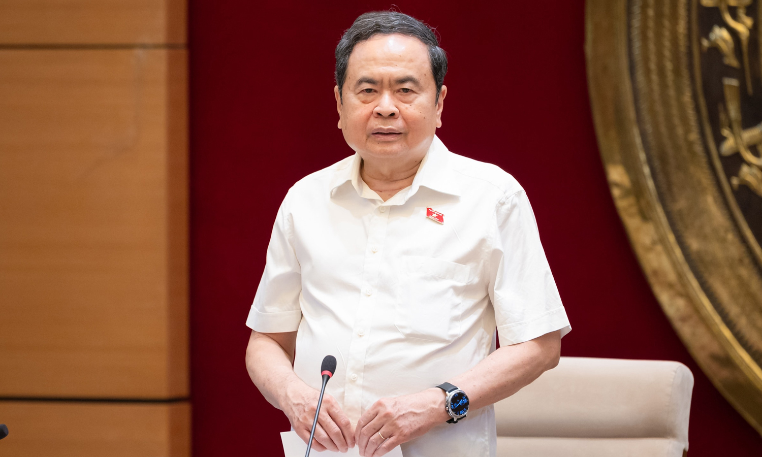 Chủ tịch Quốc hội Trần Thanh Mẫn. (Ảnh: quochoi.vn)