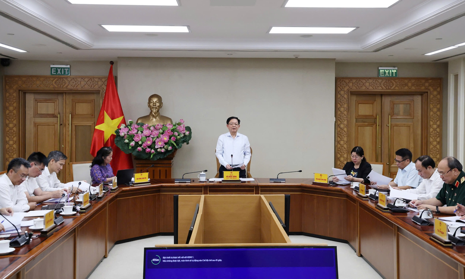 Quang cảnh cuộc họp. (Ảnh: VGP)