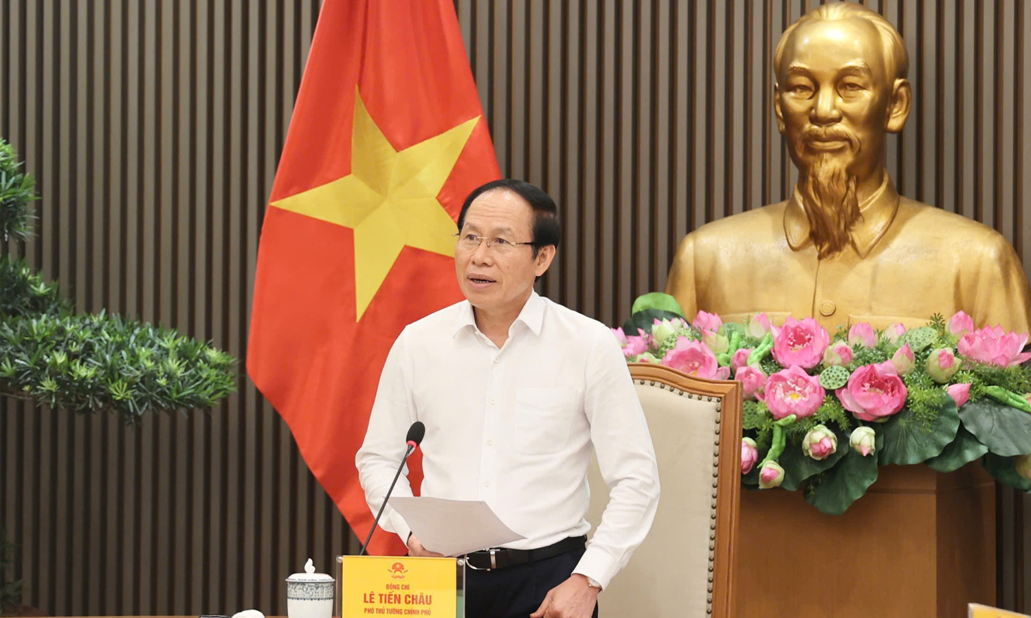 Phó Thủ tướng Lê Tiến Châu. (Ảnh: VGP)