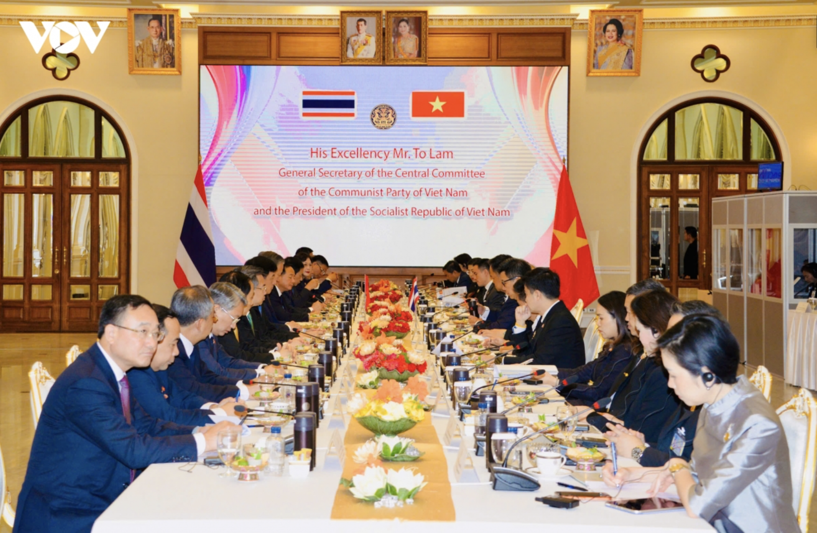 Tổng Bí thư, Chủ tịch nước Tô Lâm hội đàm với Thủ tướng Thái Lan Anutin Charnvirakul.