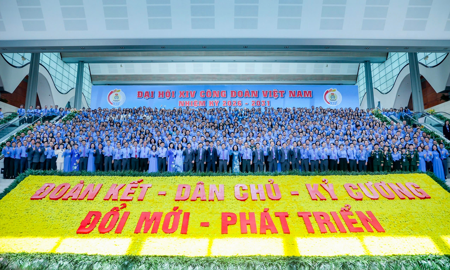 Với phương châm "Đoàn kết - Dân chủ - Kỷ cương - Đổi mới - Phát triển", Đại hội có nhiệm vụ tổng kết, đánh giá kết quả thực hiện Nghị quyết Đại hội XIII Công đoàn Việt Nam giai đoạn 2023-2026; kiểm điểm hoạt động của Ban Chấp hành Tổng Liên đoàn Lao động Việt Nam khóa XIII; xác định mục tiêu, nhiệm vụ và các khâu đột phá nhiệm kỳ 2026-2031; sửa đổi Điều lệ Công đoàn Việt Nam; bầu Ban Chấp hành Tổng Liên đoàn Lao động Việt Nam khóa XIV để lãnh đạo hoạt động công đoàn trong nhiệm kỳ mới.