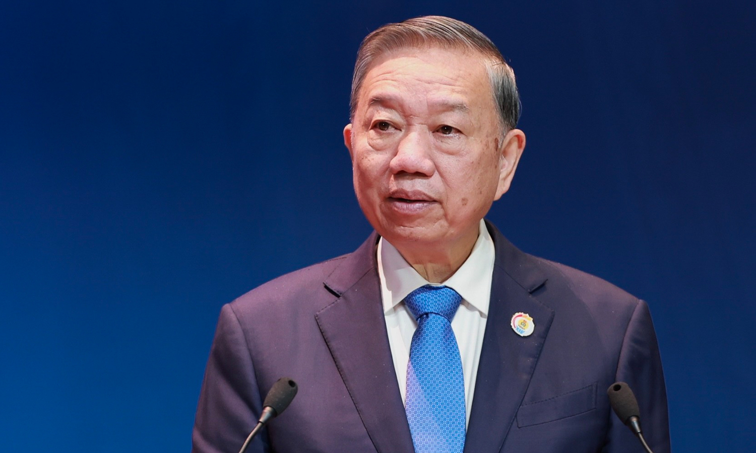 Tổng Bí thư, Chủ tịch nước Tô Lâm phát biểu tại Đại hội XIV Công đoàn Việt Nam nhiệm kỳ 2026-2031, sáng 4/6.