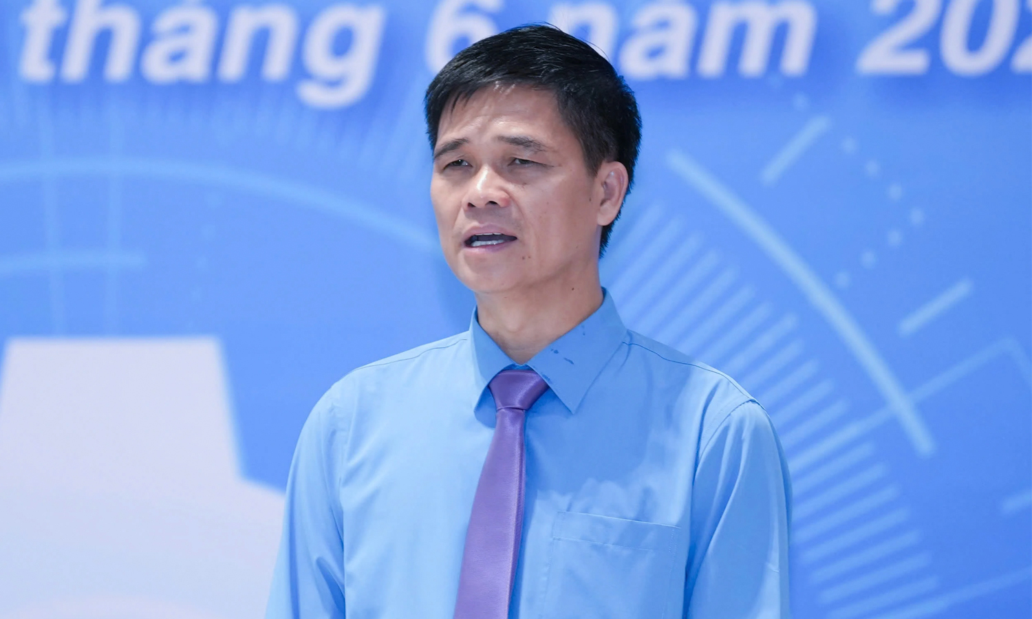 Phó Chủ tịch Tổng Liên đoàn Lao động Việt Nam Ngọ Duy Hiểu. (Ảnh: Hữu Chánh)