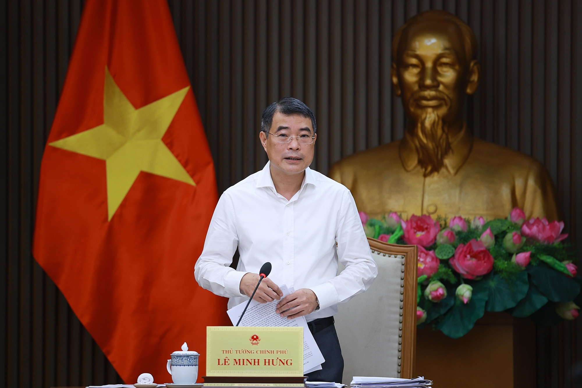 Thủ tướng Lê Minh Hưng. (Ảnh: VGP)