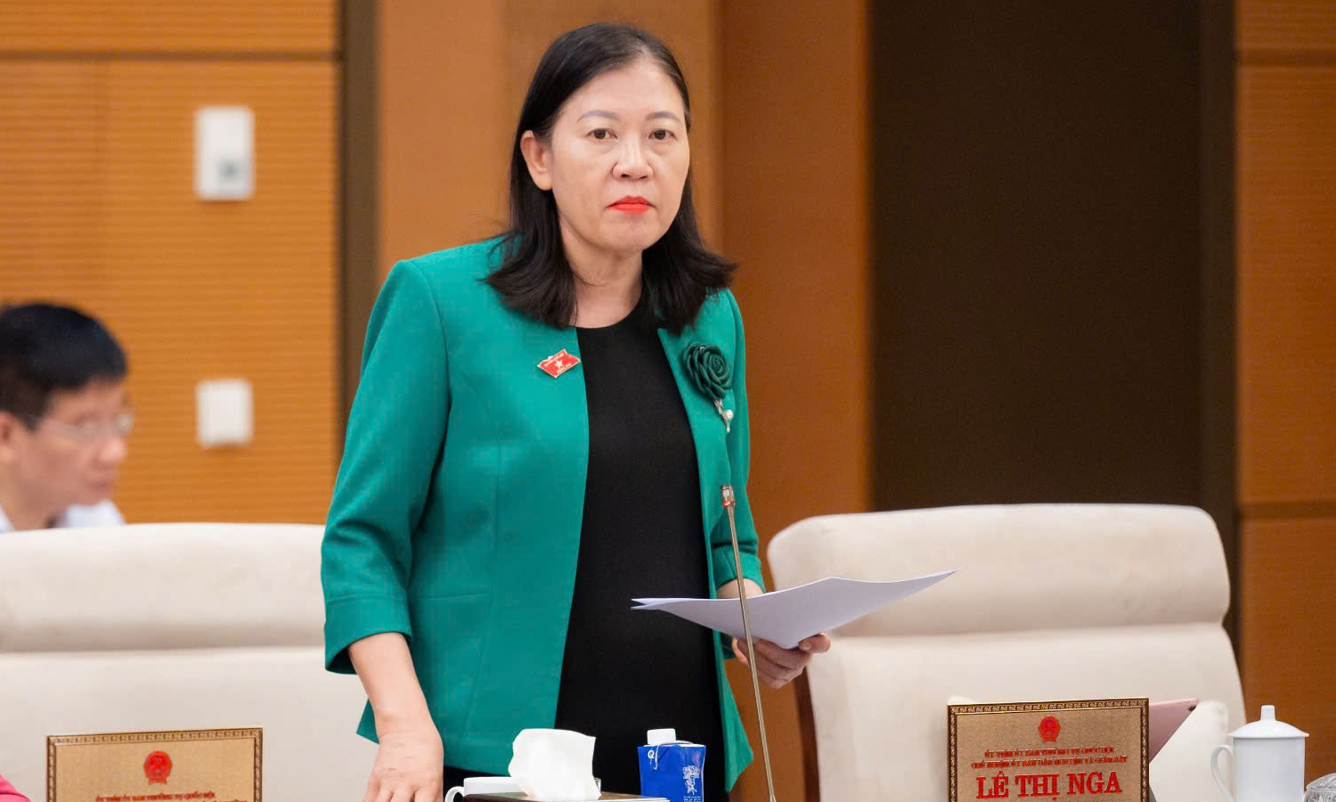 Chủ nhiệm Ủy ban Dân nguyện và Giám sát Lê Thị Nga.