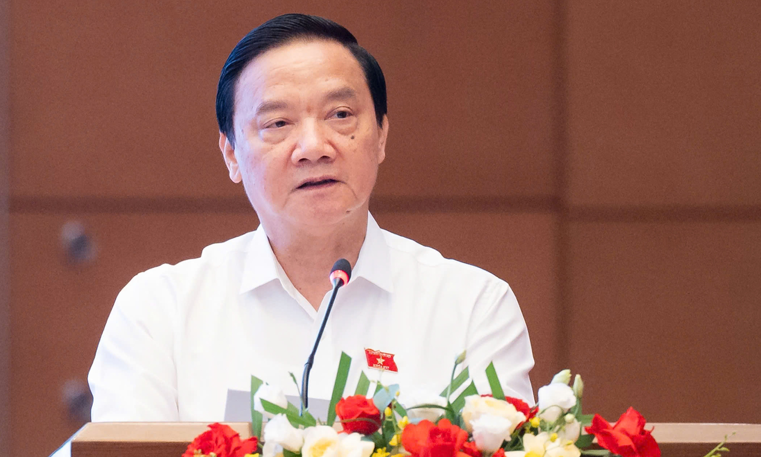 Phó Chủ tịch Quốc hội Nguyễn Khắc Định. (Ảnh: Phạm Thắng)