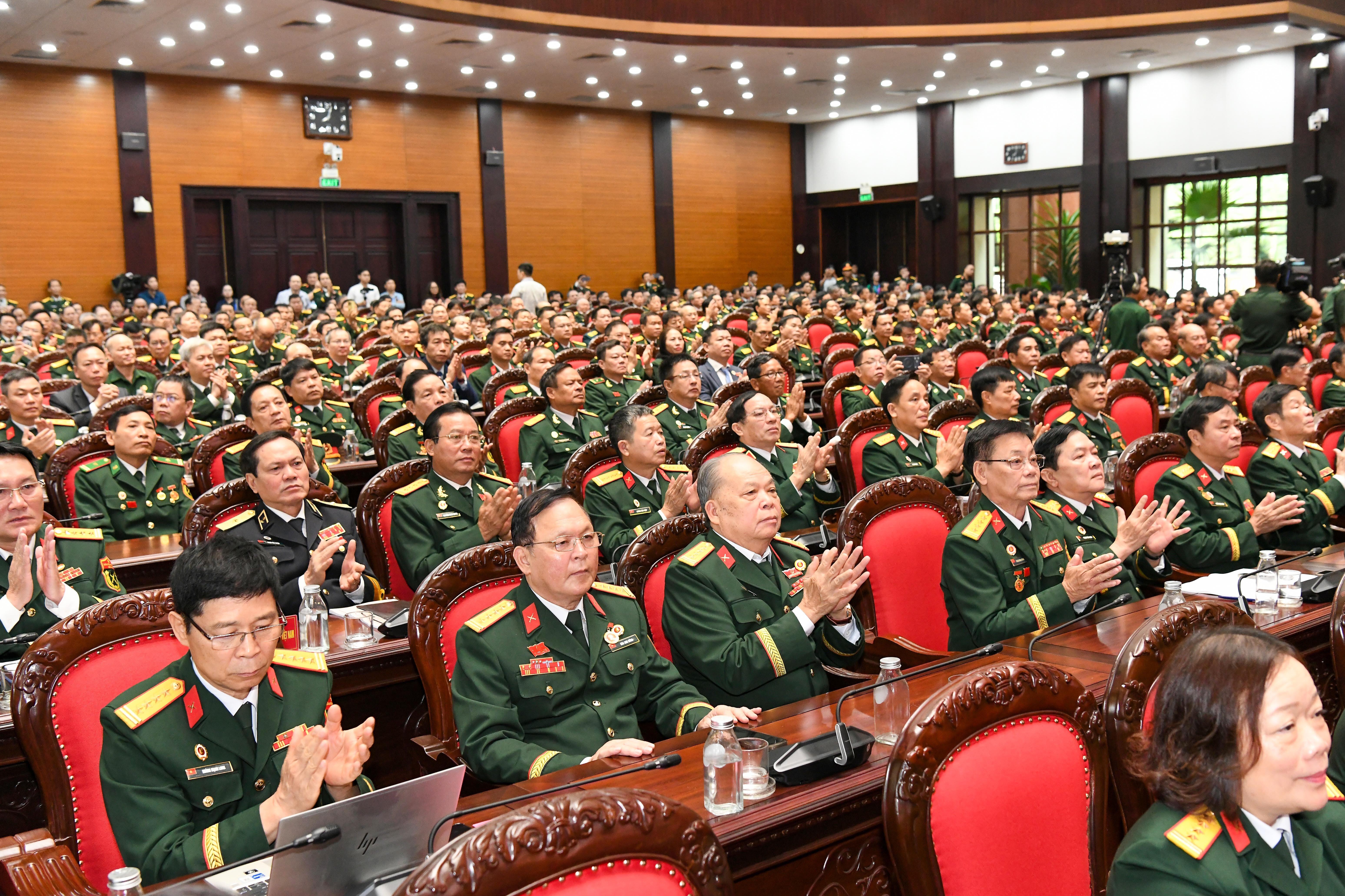 Đại hội có sự tham dự của 456 đại biểu ưu tú, đại diện cho ý chí, trí tuệ, trách nhiệm và niềm tin của hơn 3 triệu hội viên cựu chiến binh trong cả nước. (Ảnh: Lâm Hiển)
